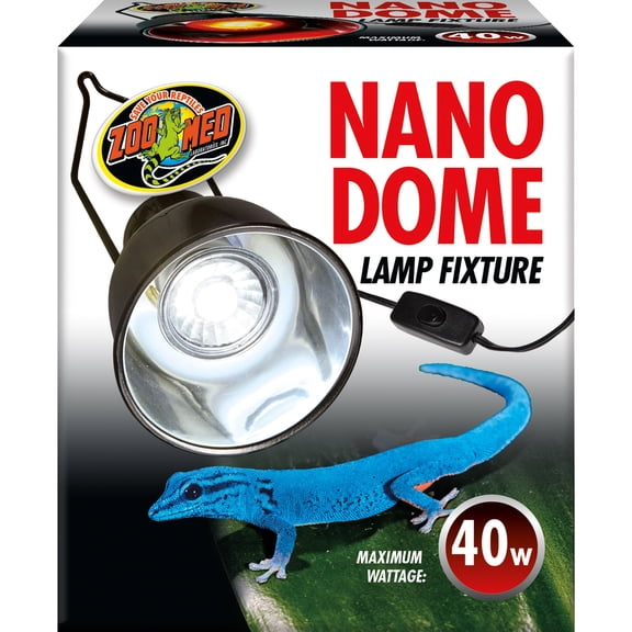 Zoo Med Laboratories Nano Dome Lamp Fixture 4 Inch Bottom Diameter