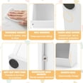thumbnail image 4 of Spaco 5-Cube Wooden Kids Toy Storage Organizer with Anti-Tipping Kits-White, Toy Organizer for Kids, Boys, Girls, Nursery, 4 of 8