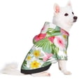 thumbnail image 2 of Balery Tropical Flamingo Sudadera con Capucha para Perros Pequeños – Ropa para Mascotas, Disfraz para Perros y Gatos, Ideal para Fiestas y Cosplay-X-Large, 2 of 7