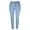 Light blue, variant on Yoga Pants for Women Women's Panel Denim Leggings Summer Capris Leggings Yoga Pants Red 10(XL)