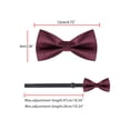 thumbnail image 4 of INSPIRE CHIC Men's Polka Dots Bow Ties Pre-Tied Bowknot for Wedding Business Red, 4 of 5