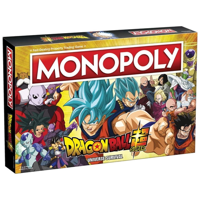 Juego de mesa Monopoly Dragon Ball Super Recruit Legendary Warriors
