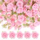 thumbnail image 1 of 100 piezas mini cabezas de rosas de seda artificiales para caja de bodas bridal accesorios para fiestas de decoración para la fiesta decoraciones de mesa de cocina centros de mesa, 1 of 6