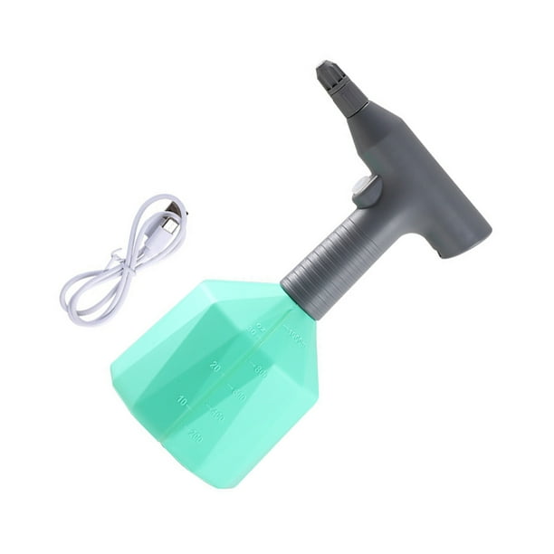 Inteprter Pulverizador eléctrico herramienta regadera automático USB planta botella jardín presión a prueba de fugas agricultura flor de mano Jardín y Patio Verde Inteprter HA083555-03