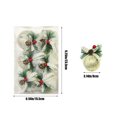 thumbnail image 3 of Liquidación de Ropa de Mujer Adornos Navideños Colgante para Árbol de Navidad Xihbxyly Bolsa de Regalo de Tela con Forma de Bola, 3 of 6