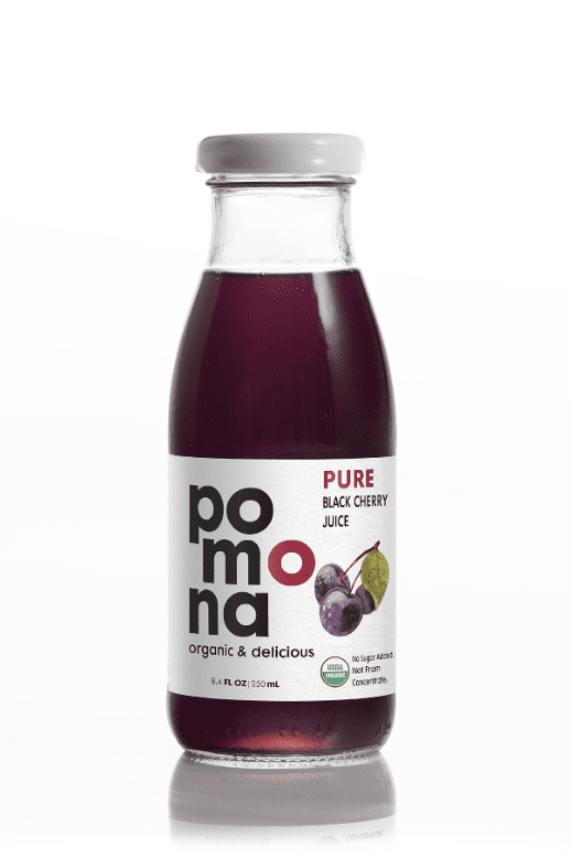 Pomona Organic Juices Black Cherry Juice, 8.4 Oz Bottle (Pack of 12)