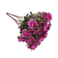 thumbnail image 4 of Ramo de 2 flores artificiales de azalea falsa para decoración del hogar y boda., 4 of 8