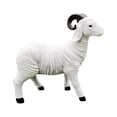 thumbnail image 1 of Figura de resina en miniatura de animal, maceta, decoración, cordero, adorno de simulación. cabra grande, 1 of 9
