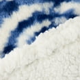 thumbnail image 6 of (2 pack) Parent's Choice Plush Blue Tie Dye Blanket with Faux Sherpa Lining for Toddler, 30" x 40", 6 of 9