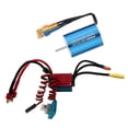 thumbnail image 2 of 2435 4800KV 4P MOTOR SIN ESCOBILLAS SIN SENSOR CON 25 A ESC SIN Escobillas Controlador de Velocidad Eléctrica Para 1/16 1/18 RC Cher Camion, 2 of 7