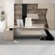 thumbnail image 5 of Corner Computer Desk Organizers Storage Reception Executive Office Table Drafting Organizer Mesa De Estudio Home Furniture My Lux Decor Round, 5 of 8