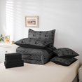 thumbnail image 6 of Feelyou Mandala Damask Aztec Twin Bedding Sets 7pcs, Black Cat Animal Comforter Set, 6 of 8