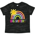 thumbnail image 3 of Inktastic Family Big Sister with Rainbow Girls Toddler T-Shirt, 3 of 5