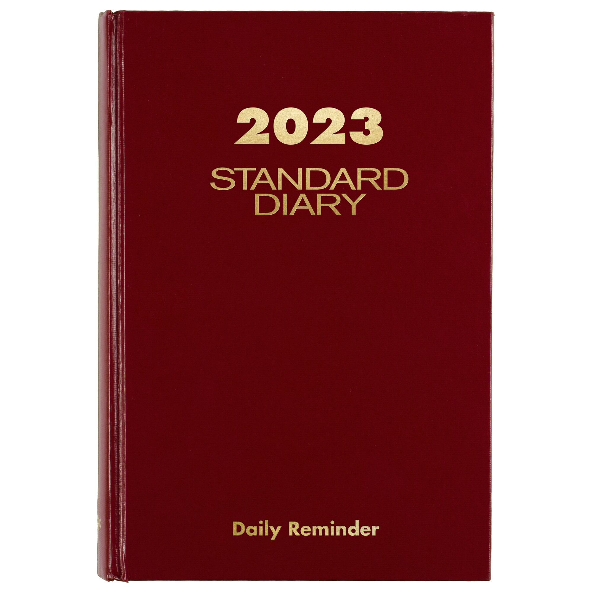 BRUNNEN Daily Desk Calendar 2024 – Red, 1 Page Per Day, 10.8x29.7cm Sheet Size, Wire-O Binding