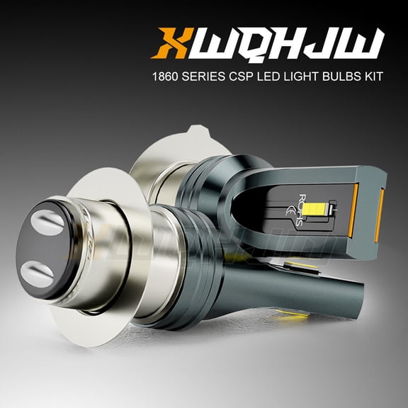 2PCS H6M P15D P26S 2835 LED Motorcycle Headlights DRL Beam Bulb AC 6V