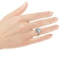 thumbnail image 6 of Pompeii Certified 4Ct Cushion Diamond Bezel Prong Solitaire Engagement Ring Lab Grown, 6 of 6