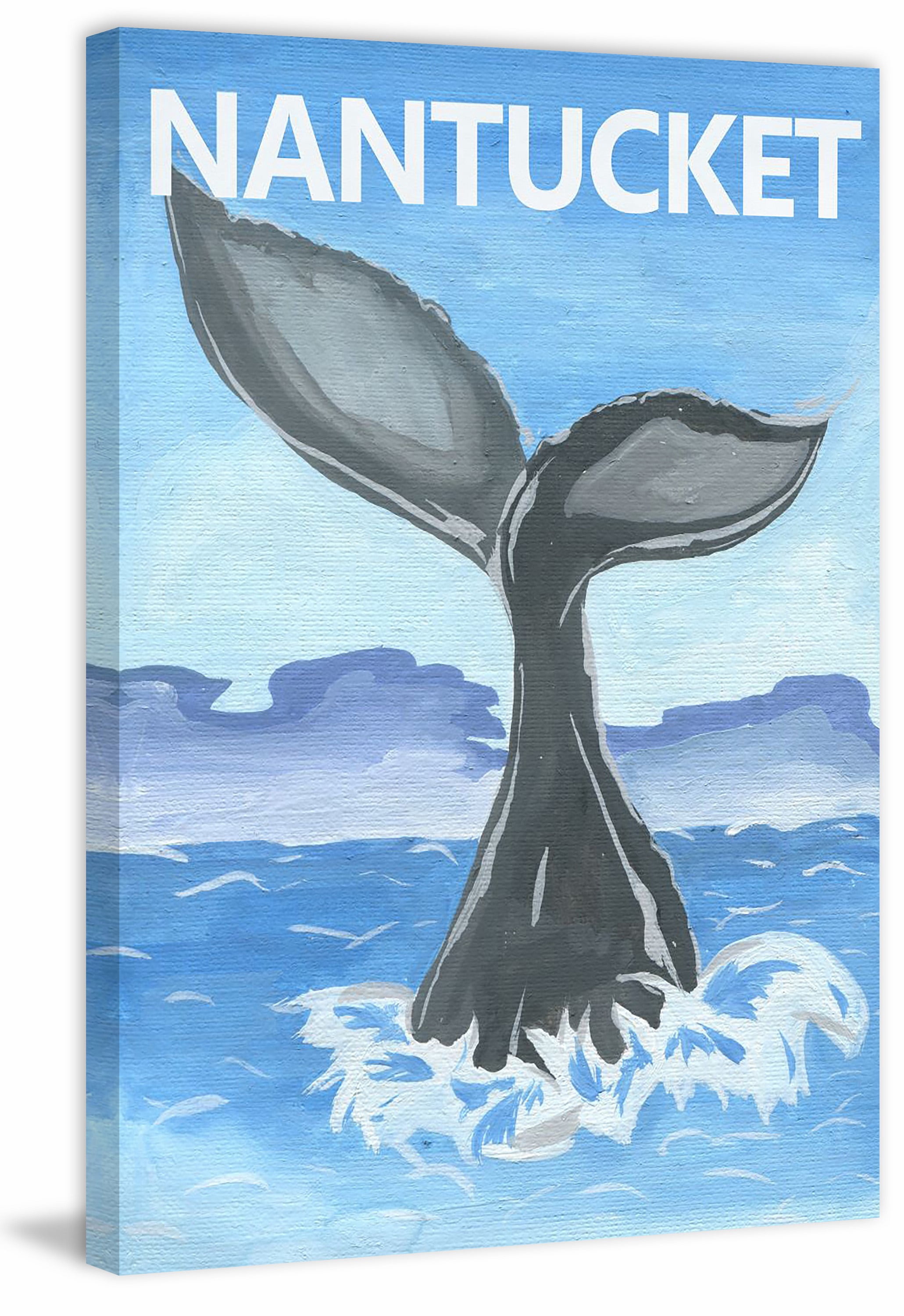 "Whale's Tale" Painting Print on Wrapped Canvas