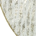 thumbnail image 2 of 48" Ivory and Gold Wood Grain Pattern Christmas Tree Skirt, 2 of 3