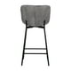 thumbnail image 4 of Banco 2026 Domino Gris MUNDO IN MUEBLES con asiento Tapizado en Tela Gris, 4 of 6