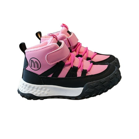 

ZENMELE Boys Sneakers Casual Shoe Children s Sports Shoes Winter New Fuzzy Running Shoes Warm Boys And Girls Shoes Sports Shoe 9Y-9.5Y