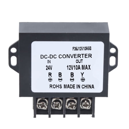 Universal DC24V To 12V10A Step Down Converter Power Supply Adapter For Car Surveillances Camera Plugs And Play
