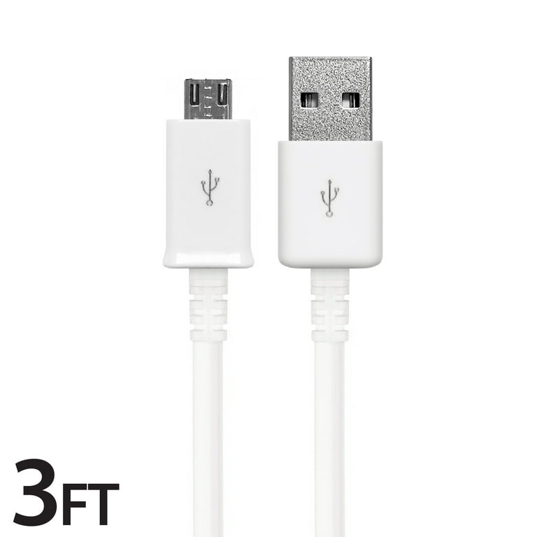 Micro USB Cable Android 3FT, Borz USB to Micro USB Cables High-Speed USB2.0  Sync and Charging Cables for Samsung Galaxy S7 Edge/S6/S5/S4, Note  5/4/3HTC, Xbox, PS4, Nexus, MP3, Tablet and More 
