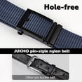 thumbnail image 7 of Amaopus 2 Pack Belts for men, Nylon Web Work Belt with Automatic Buckle, Adjustable for Jeans, Pants, Golf, and Everyday Use, 7 of 7