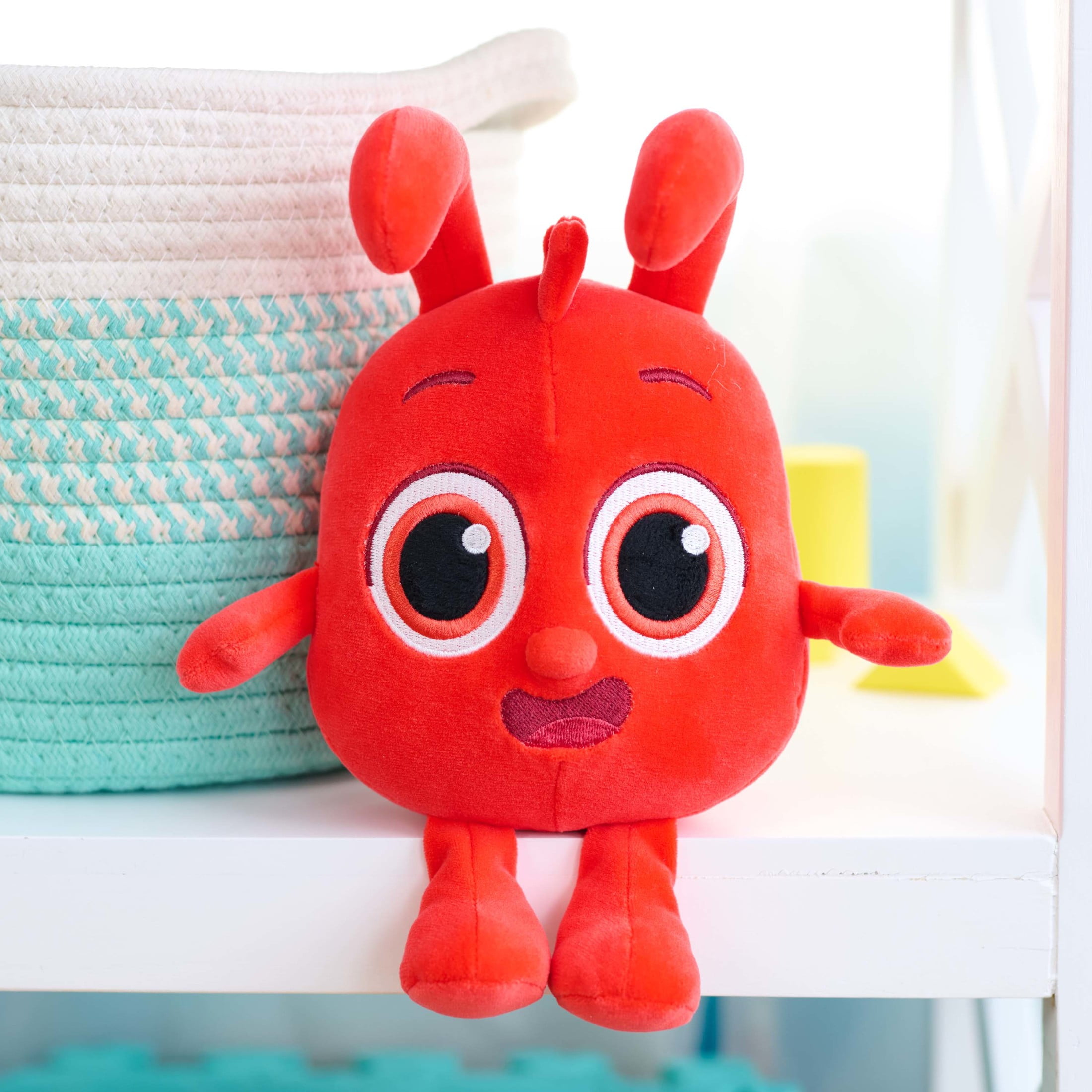 Morphle Talking 10-inch Plush Stuffed Animal , Red, Monster Baby and Toddler Toys for Kids Ages 3 and up