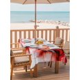 thumbnail image 2 of Outdoor Tablecloth with Umbrella Hole for Patio/Picnic/Party/Camping, Red Marble Stone Waterproof Table Cloth Rectangle Table Cover Washable, Ink Splash Country Marble Abstract (60"x 84"), 2 of 8