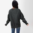 thumbnail image 5 of Pxxlle Oversized Sweatshirts for Women Trendy Side Slit Round Neck Pullover Tops Fall Long Sleeve Sweatshirts with Thumb Hole Gray M, 5 of 5