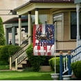 thumbnail image 5 of Zhourta 4th of July Garden Flags 12×18Inch Patriotic American Flag Outdoor Yard Decorations for Independence Day Summer Backyard Porch Party Supplies, 5 of 6