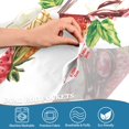 thumbnail image 3 of Yayeee Kitchen Curtains Tier Pair Light Filtering 27"x36" Rod Pocket Short Cafe Window Panel, Strawberry Ice Cream Pattern, 3 of 7
