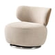 thumbnail image 2 of Silla giratoria tipo barril,Silla giratoria de barril sala de estar moderna de 360 grados,Silla de sofá individual Silla redonda de ocio de moda,Silla decorativa con respaldo pequeño Beige, 2 of 9