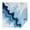 Blue Wave Marble, variant on Blue Gold Hexagon Marble Square Tablecloth,Waterproof Square Table Cover,Wipeable Spillproof Washable Table Cover for Home Kitchen Party Decor 42"X42"(107x107cm)