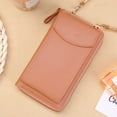thumbnail image 4 of Bolsos pequeños de cuero para mujer, bolso para teléfono móvil, cartera, monedero, correa, 4 of 5