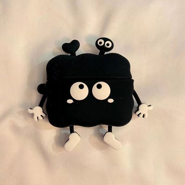 Funda de silicona para auriculares con dibujos animados en 3D, funda para auriculares inalámbricos de segunda generación para Airpods Pro 2, llavero para Airpods