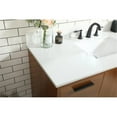 thumbnail image 4 of 48 inch bathroom vanity in Teak with backsplash, 4 of 8