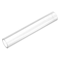 Uxcell Rigid Round Clear Tubing 23mm(15/16") ID x 27mm(1 1/16") OD x 0.5Ft(150mm) Length Plastic Tube