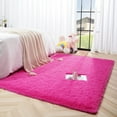 thumbnail image 6 of TWINNIS Super Soft Area Rug for Living Room Bedroom Shaggy Accent Carpets for Kids Girls Rooms,5'x8',Hot Pink, 6 of 7
