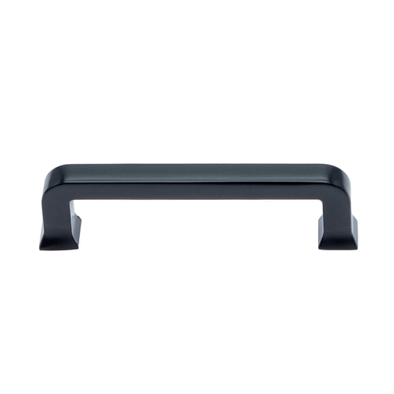 Utopia Alley 5pcs Bergen Pull Handle - Decorative Cabinet Drop Pull Handles- Vintage Cabinet Hardware with Hand Finished Matt Black - Metal Drawer Pull Handle, 3.75" Center to Center