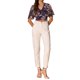 thumbnail image 2 of INSPIRAR CHIC Blusas Cortas de Manga Corta con Cuello en V de Verano con Estampado Floral M Azul Oscuro, 2 of 6