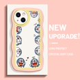 thumbnail image 1 of Funda de teléfono para iPhone 14 Pro Max 14plus 13pro Max 13mini funda para teléfono Doraemon HP funda blanda a prueba de golpes funda colorida borde de onda gato transparente funda protectora creativ, 1 of 4