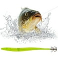 thumbnail image 4 of 2Pcs Vibrant Color Imitation Design UV Reflective Lure Bait Artificial Squid Hook Jigs Fishing Lure Fishing Accessories, 4 of 6