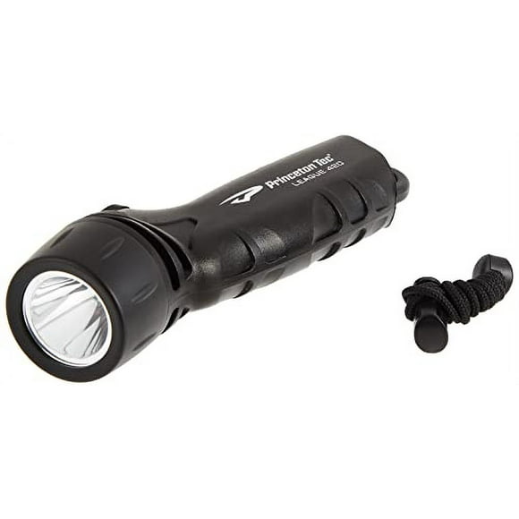 Princeton Tec League 420 Lumen Maxbright LED Spot Beam Light, IPX8 Water Resistance and 3.5 Hour Burn Time, Essential for Scuba Diving/Free Diving, Hiking, Camping and Trade Work, Black
