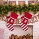 thumbnail image 1 of Letters Tree Stockings Striped Holiday Decorations Cute Christmas Pendant, Large Christmas, Stockings Cute Striped Christmas Tree Pendant Holiday Decorations, Festive Home Office Bedroom, 1 of 9