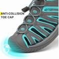 thumbnail image 5 of Rumpra Women's Closed Toe Sandals Water Shoes Hiking Sandals for Beach Activities, 5 of 7