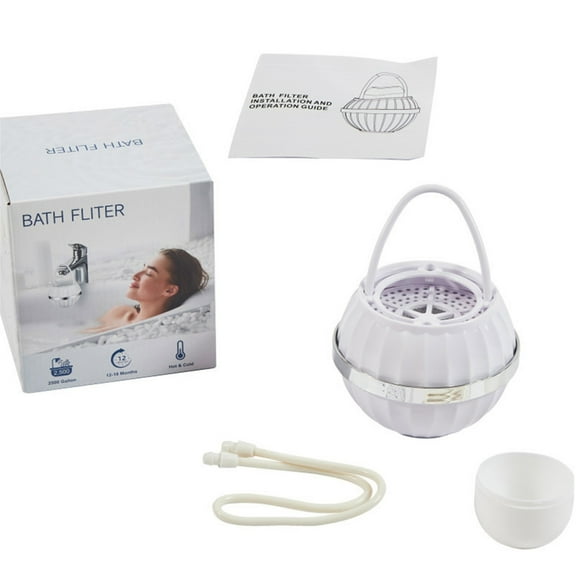 Portable Shower Water Filter 8 Stage Bath Filter Bathtub Water Filter for Tub Faucet to Improve Water