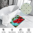 thumbnail image 3 of Cherry Polyester Non-Slip Machine Washable Door Mat - Ideal for Floor Rugs, Chair Mats, Chair Mat, 3 of 6
