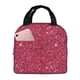 thumbnail image 1 of Easygdp Red Glitter Bolsa Térmica Premium - Tela Oxford Impermeable, Gran Capacidad, Bolsillo Frontal, Unisex para Trabajo, Escuela, Actividades al Aire Libre y Picnics, 1 of 8