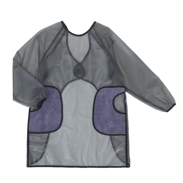 YSNOOWE Apron De Plástico Negro Con Y Bolsillos Para Cocina Y Trabajo Diario